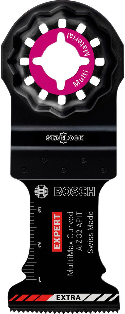 Bosch 2608900024 lame de scie plongeante en carbure enduit starlock expert aiz 32 carbure apit, multimatériaux, incurvé-tec 32 x 40 mm 1