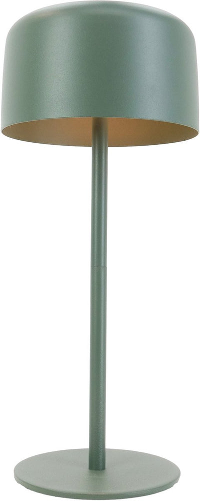 Lampe de table Eglo roccanova - rechargeable (jusqu'à 22 heures de lumière) - solaire - 30 cm - verte - sans fil - dimmable - intérieur et extérieur