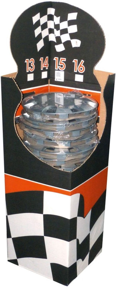 Gorecki carpoint enjoliveurs 16 pouces rayon argent - abs - 1 pièce