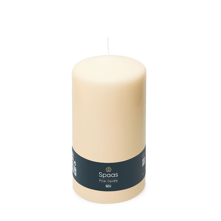 Spaas 1074414 - bougie cylindrique 100 200 ivoire | 6 pièces