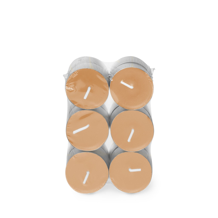 Spaas 1074417 - 12 bougies chauffe-plat parfumées Aube délicieuse 4,5 heures | 10 pièces