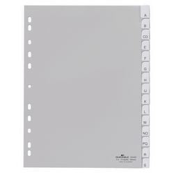 Onglets durables 6442 polypropylène a4 230x297mm gris 15 onglets