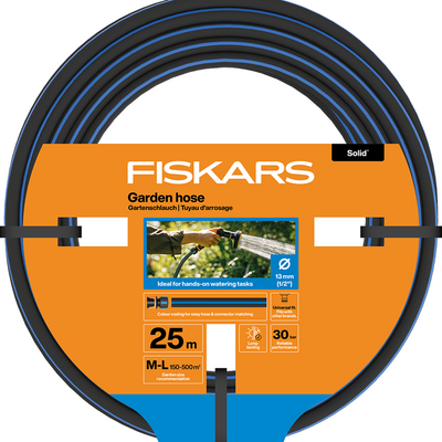 Tuyau d'arrosage solide Fiskars 13 mm (1 2") 25 m – 1076060