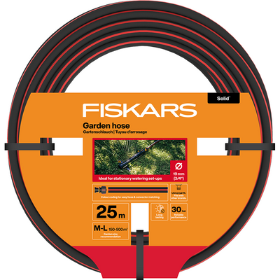 Tuyau d'arrosage solide Fiskars 19 mm (3 4”) 25 m – 1076062