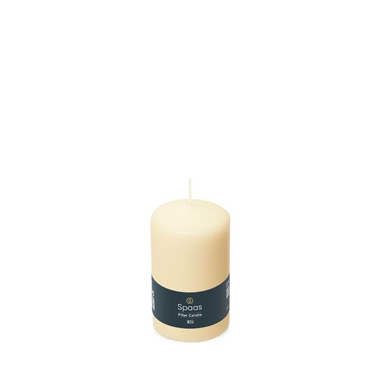 Spaas 1074091 - bougie cylindrique 60 100 - ivoire | 12 pièces