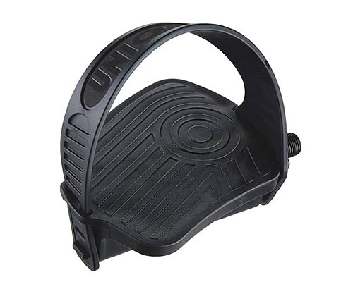 Marwi Pedal Set SP-240 Bike d'exercice noir + ceintures PVC