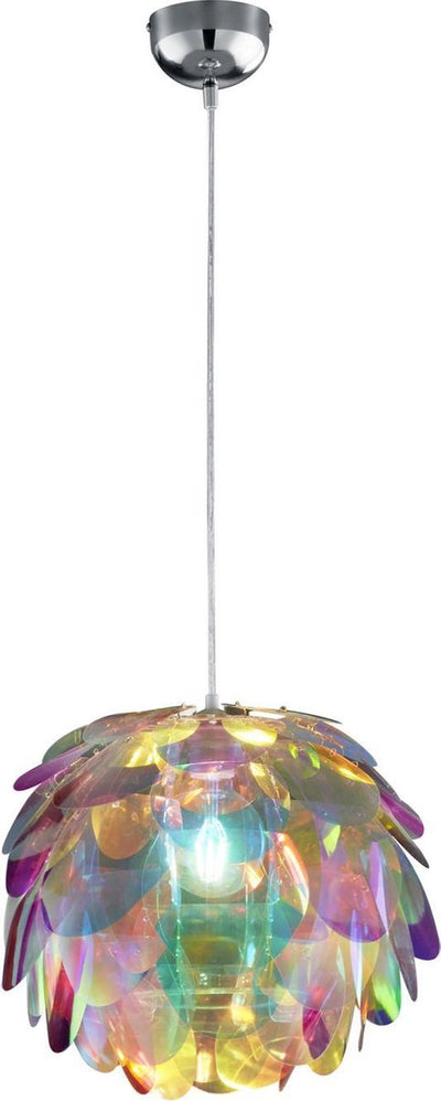 Rl live your light Reality Clover - Lampe suspendue - Chrome - excl. 1x e27 40w