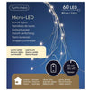 Éclairage cascade Lumineo 60 LED blanc chaud