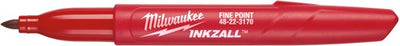 Milwaukee accessoires marqueur à pointe fine - rouge - 1pc - 48223170