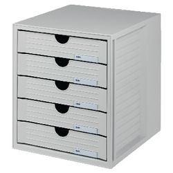 Commode han 27,5x33x32cm gris clair