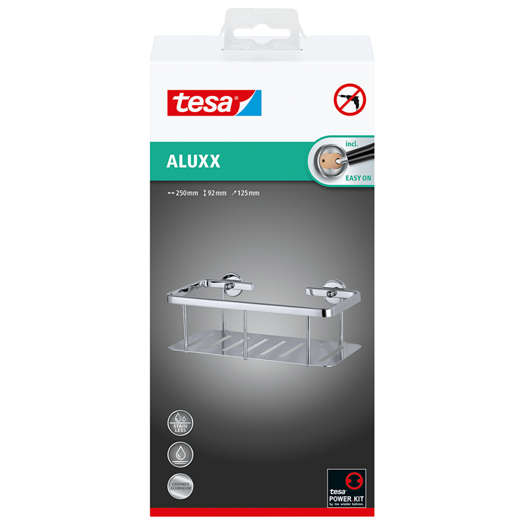 Tesa 1061444 - rack aluxx simple + plaque inférieure | 1 pièce