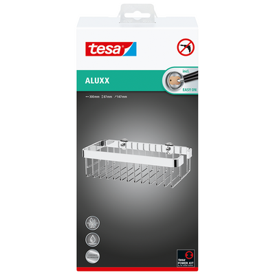 Tesa 1063233 - support de douche aluxx simple | 1 pièce