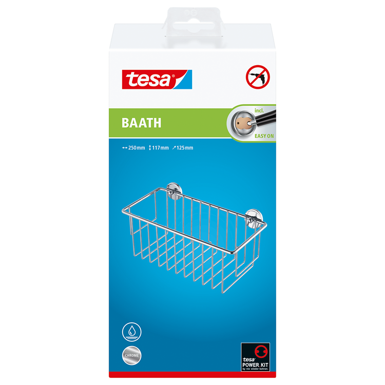 Tesa 1061447 - Rack Baath simple h117mm | 1 pièce