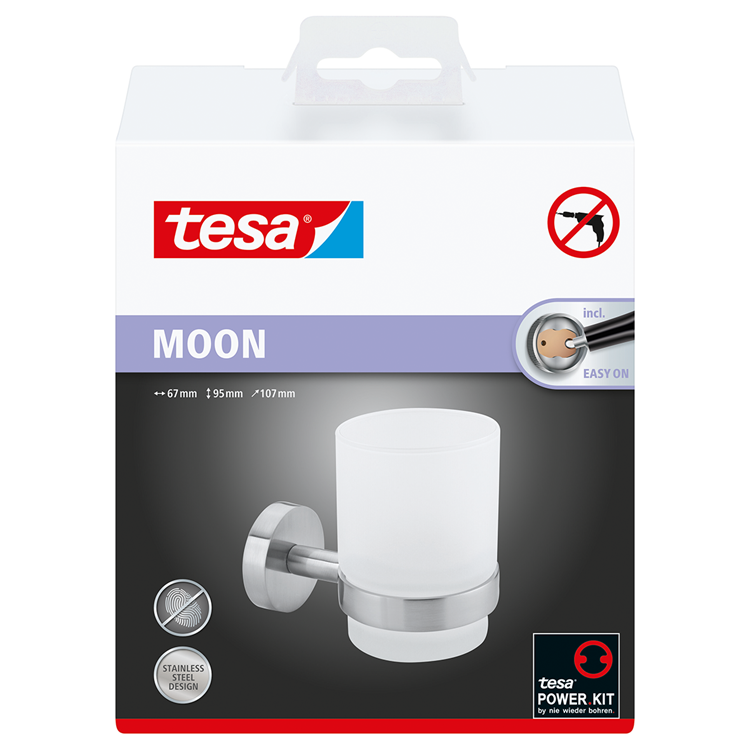 Tesa 1062569 - porte-gobelet lune | 1 pièce