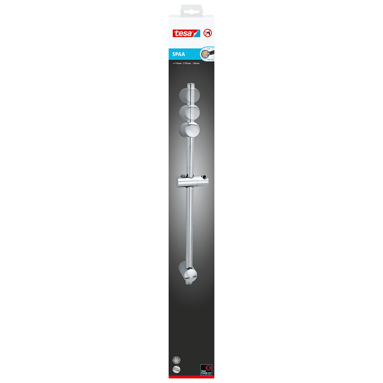 Tesa 1062571 - ensemble de douche spa réglable. 705mm | 1 pièce