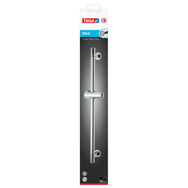 Tesa 1062572 - ensemble de douche spa réglable. 655 mm | 1 pièce