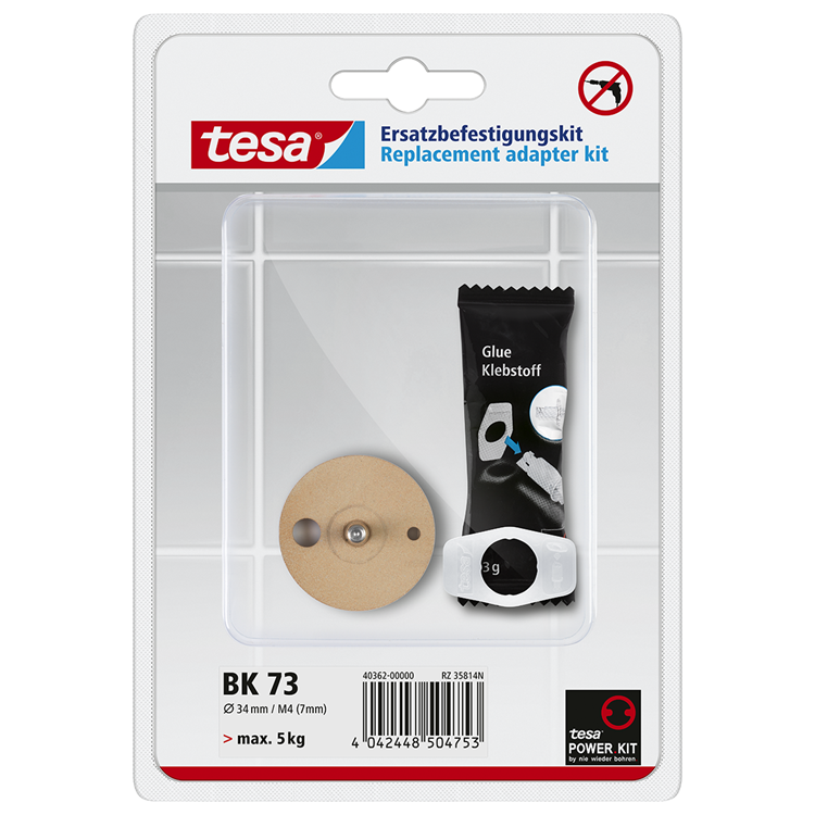 Tesa 1073539 - kit adaptateur de rechange bk73 | 1 pièce