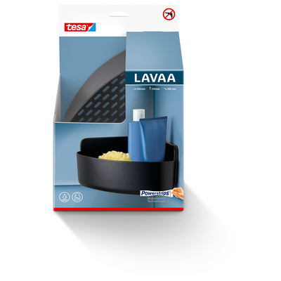Tesa 1072294 - support de douche d'angle lavaa simple m | 2 pièces