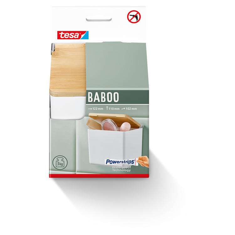Tesa 1072297 - boîte de rangement baboo s | 2 pièces