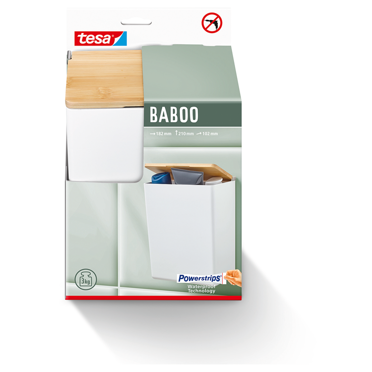 Tesa 1072299 - boîte de rangement baboo l | 2 pièces