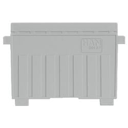 Cloison han polystyrène a7 10,7x8,1 cm gris clair