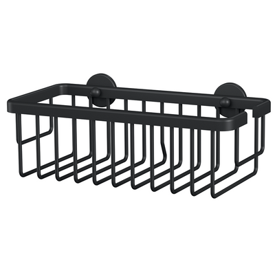 Tesa 1072288 - support de douche aluxx noir simple noir | 2 pièces