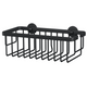 Tesa 1072288 - support de douche aluxx noir simple noir | 2 pièces