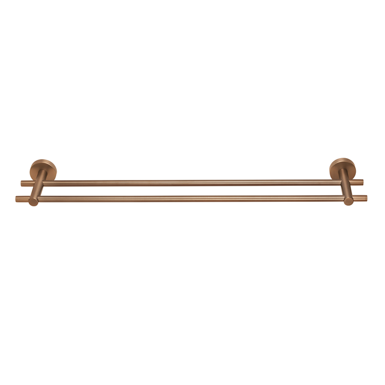 Tesa 1072316 - porte-serviettes lune bronze double | 2 pièces