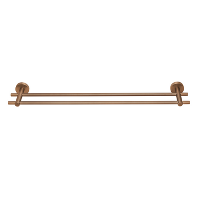 Tesa 1072316 - porte-serviettes lune bronze double | 2 pièces