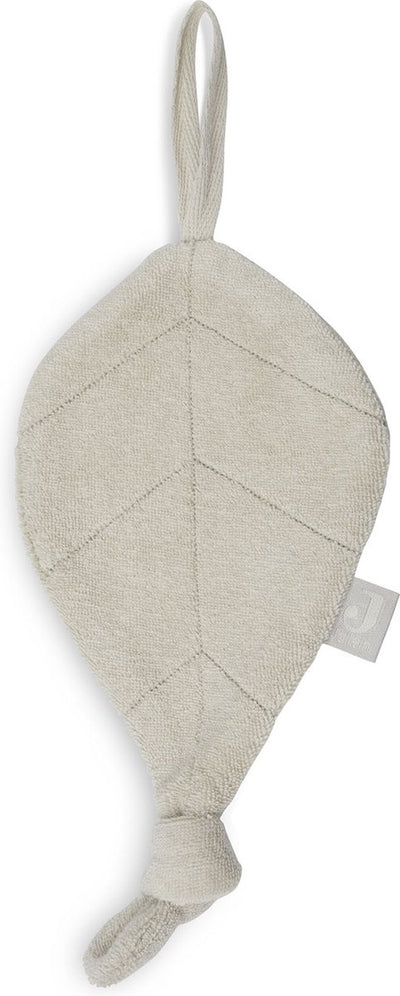 Jollein - tétine en tissu éponge feuille (nougat) - tétine en peluche, tétine bébé, tétine en tissu - polyester-coton