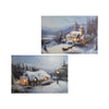 Toile de Noël Lumineo LED 38x28cm