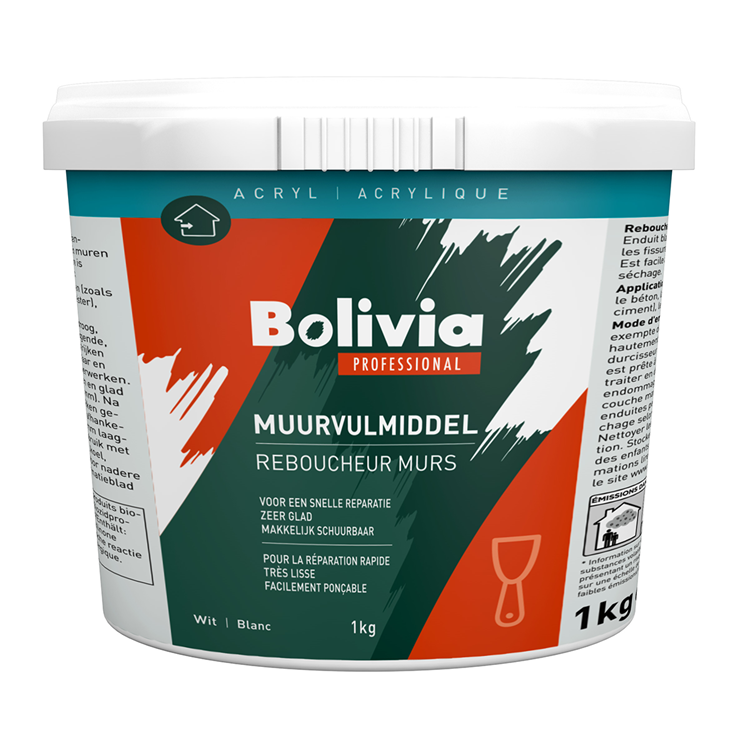 Bolivie 1073481 - mastic mural pot 1kg | 1 pièce