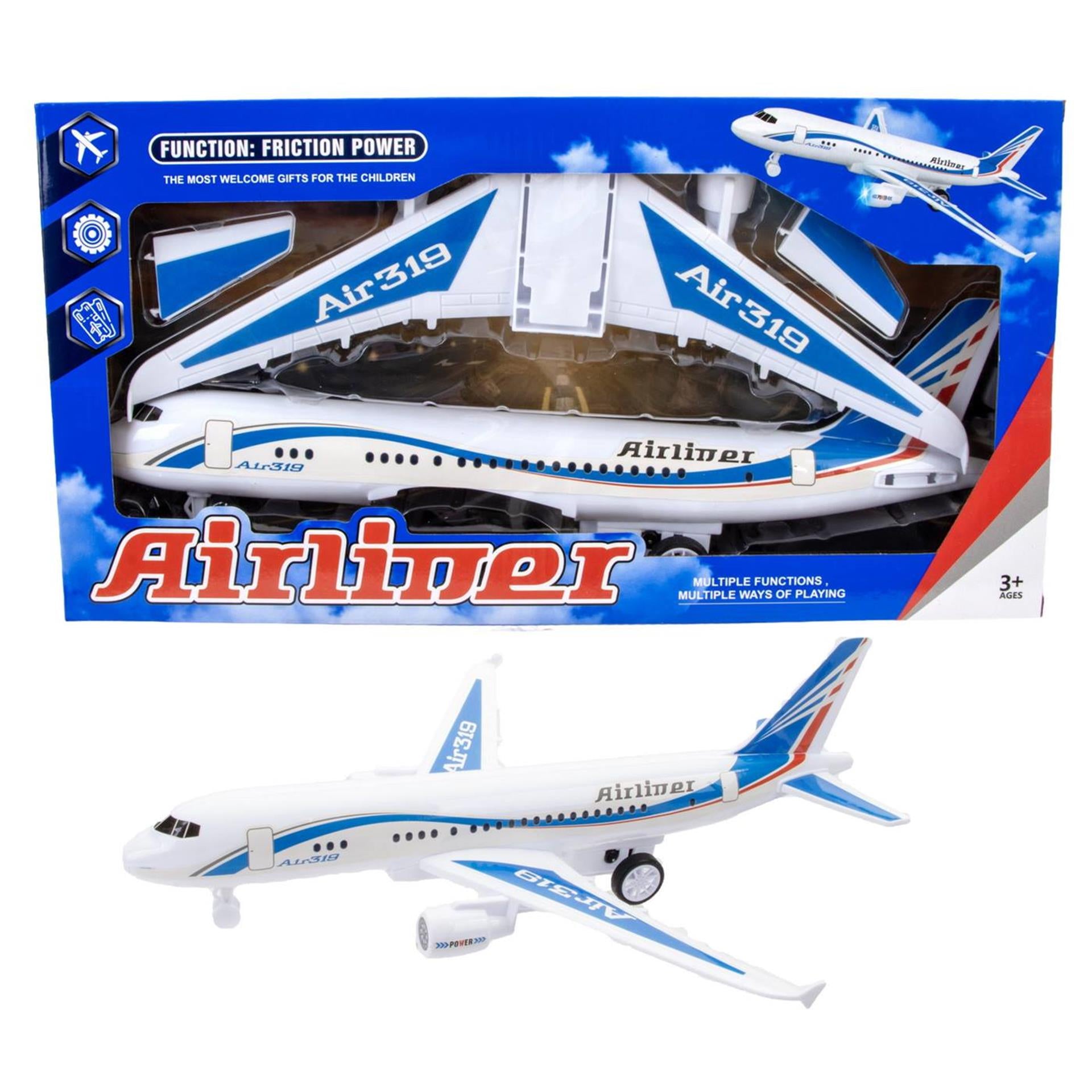 Friction avion 38cm en boite