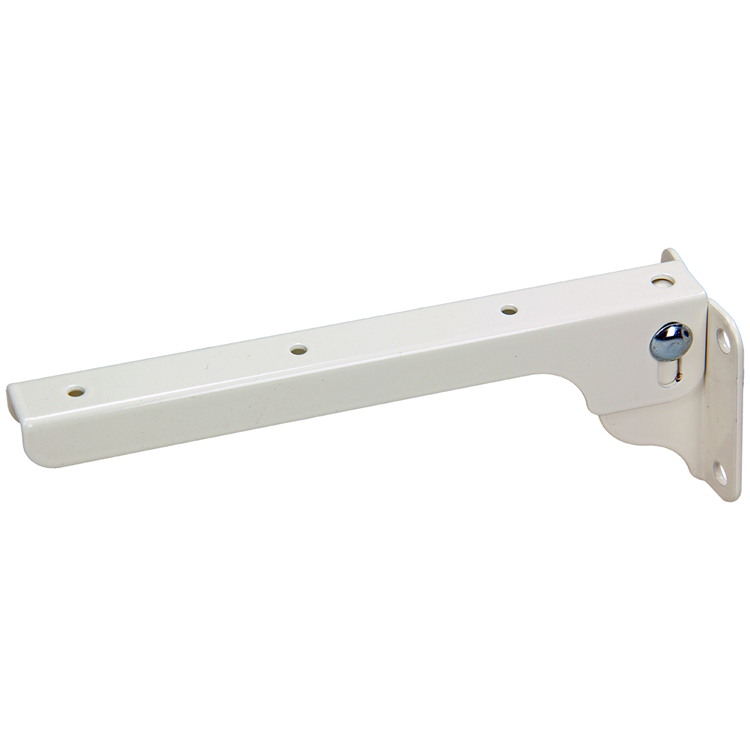 1059993 - console pliable 200 blanc capacité de charge 50 kg la paire | 6 pièces