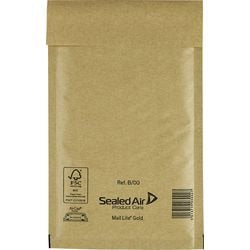 Enveloppe à bulles scellée air mail lite lite a6 79 g/m² or 100 pièces