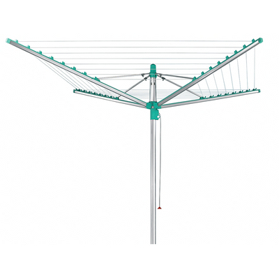 Leifheit Leifheit 85286 Linomatic 500 Easy Droogmolen 50 m Drooggente Green Silver