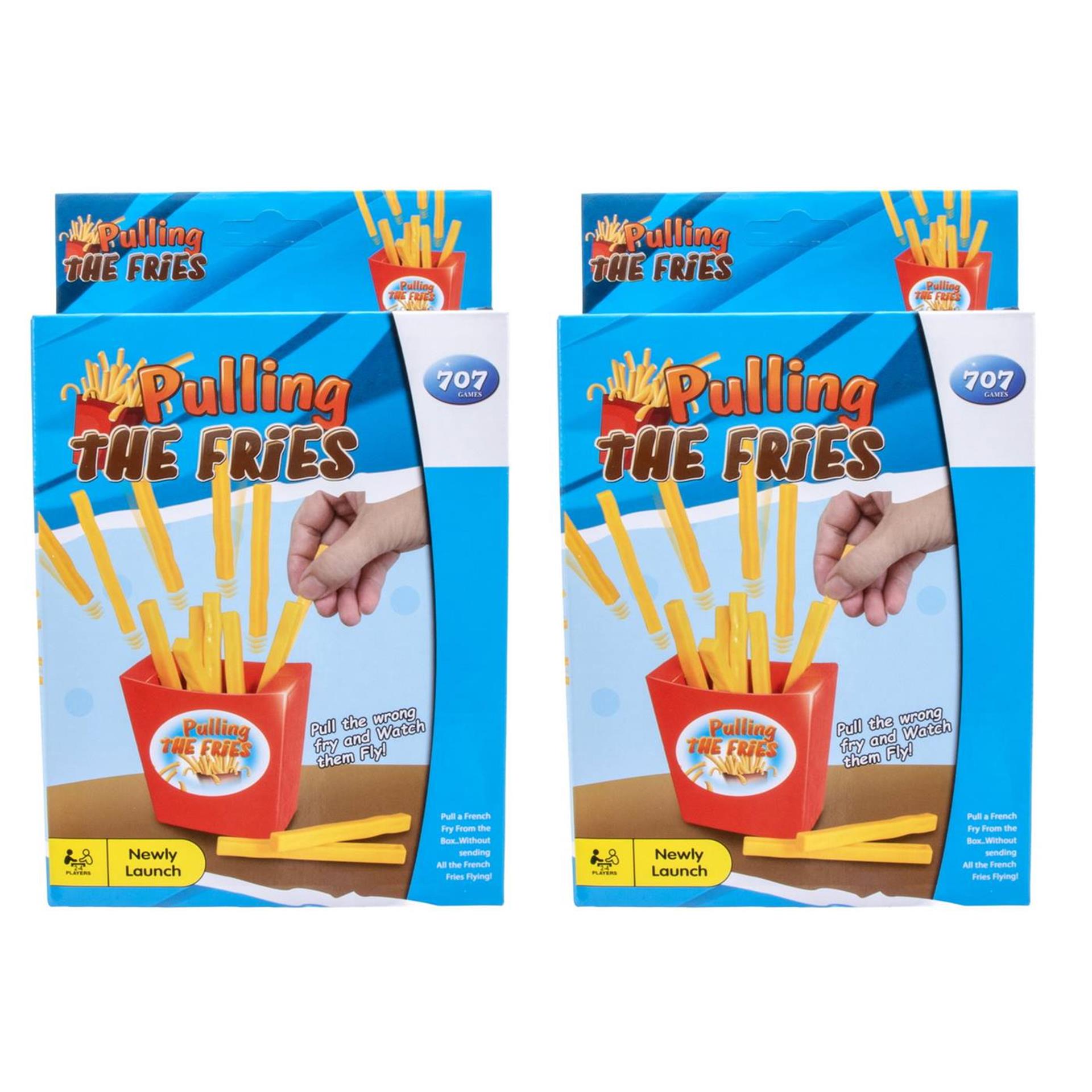 Jeu tirant les frites en boite