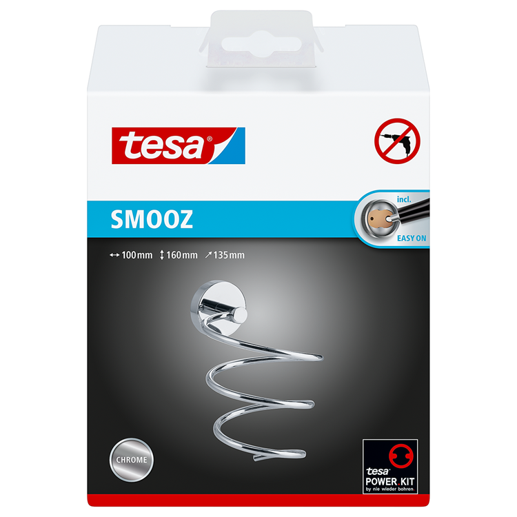 Tesa 1063247 - support pour sèche-cheveux smooz | 1 pièce
