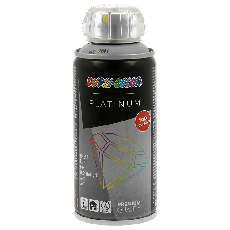 Motip 1003231 - 203398 gris argent platine 150 ml | 2 pièces