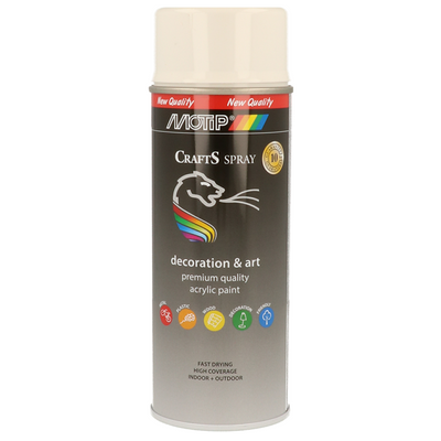 Motip 1059674 - artisanat ral9010 hg bombe aérosol 400 ml | 1 pièce