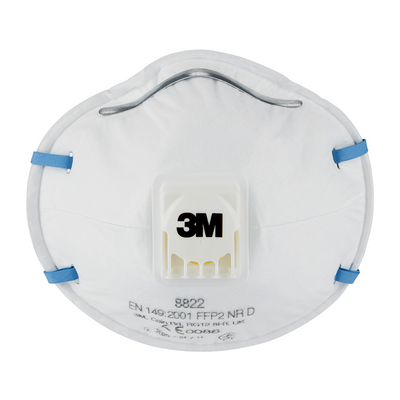 3m 1062065 - masque anti-poussières fines ffp2 ffp2, avec valve, 10 ch | 1 pièce