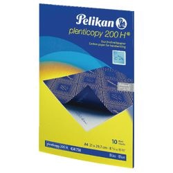 Papier carbone Pelikan 434738 A4 copie manuelle bleu 10 feuilles