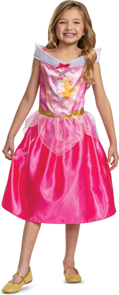 Déguisement princesse disney - la belle au bois dormant, aurore basic plus, taille m (7-8 ans), fille