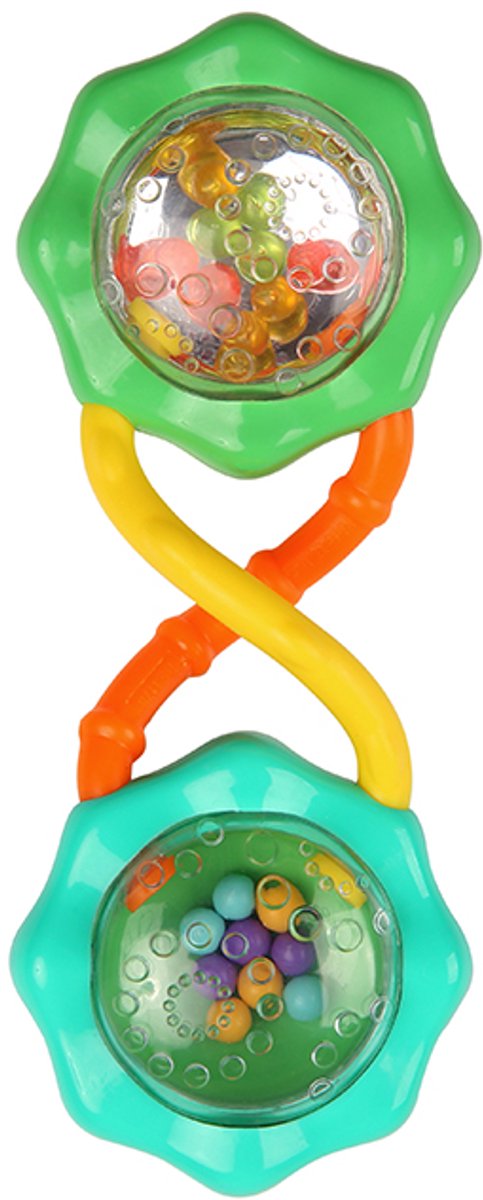 Bright start hochet bébé hochet shake vert - - à partir de 3 mois