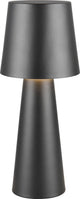 Trio nubian - lampe de table - noir mat - excl. 1x e27 7 w - interrupteur à cordon