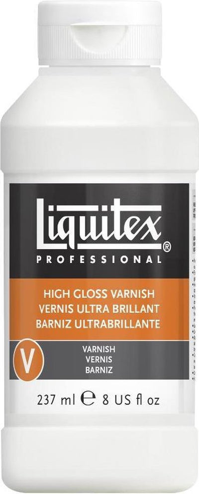 Liquitex professionnel 126608 vernis brillant 237 ml – vernis acrylique brillant | Protection UV | ne jaunit pas | pour peinture acrylique - vernis brillant