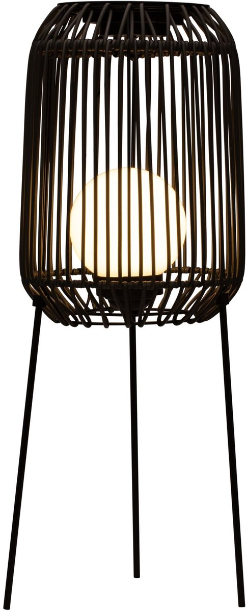 Pauleen Paulmann Lampadaire solaire Sunshine Coziness 3000K 23LM 0,3W Noir, Gris