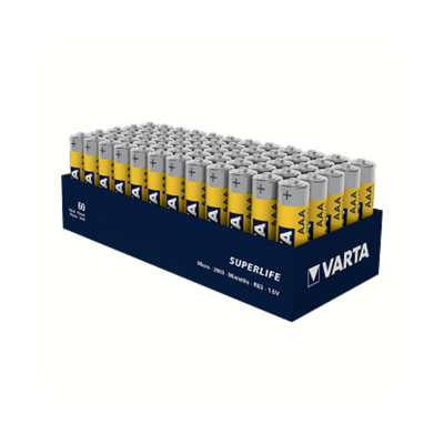 Batteries AAA Superlife R03 1,5 V Zink-Carbon 48 pièces