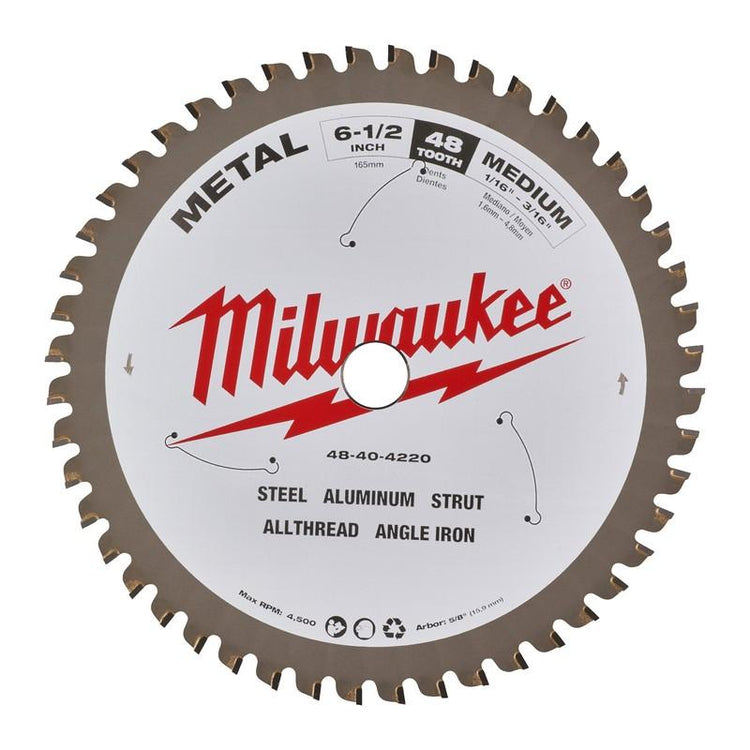 Milwaukee accessoires lame de scie circulaire p m 160x5 8x1,6x48 - 48404220