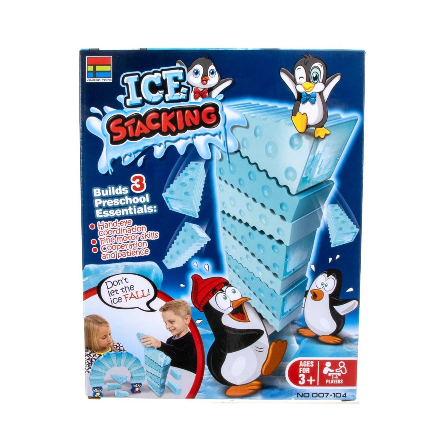 Jeu d'empilage de glace en boîte